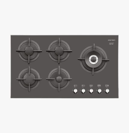 اجاق گاز رومیزی شیشه ای با قطعات ایتالیایی مدل PB5402 برند پرنیان